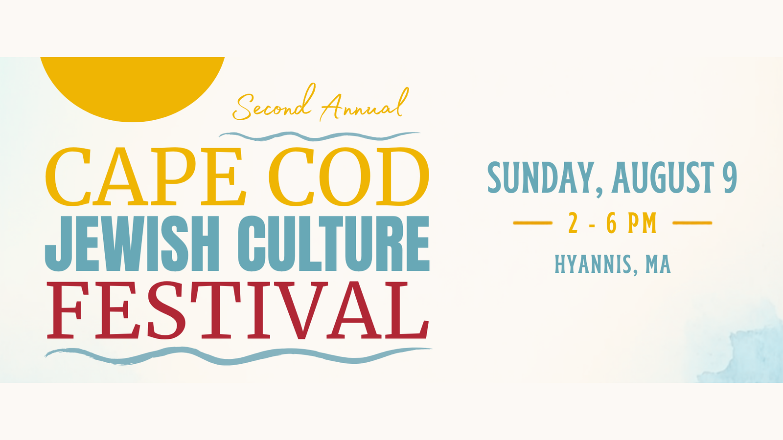 Cape Cod Jewish Culture Festival, Hyannis, MA